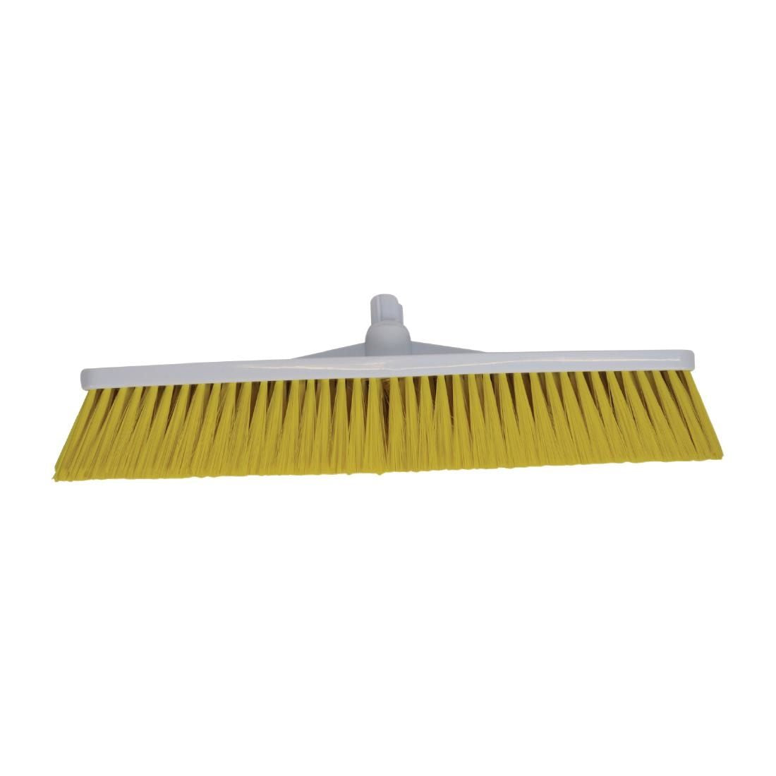 SYR Hygiene Broom Head Stiff Bristle Yellow - L875 Broom Heads Scot Young   