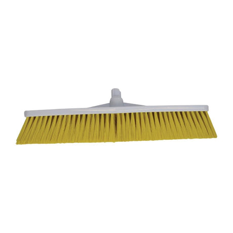 SYR Hygiene Broom Head Stiff Bristle Yellow - L875 Broom Heads Scot Young   