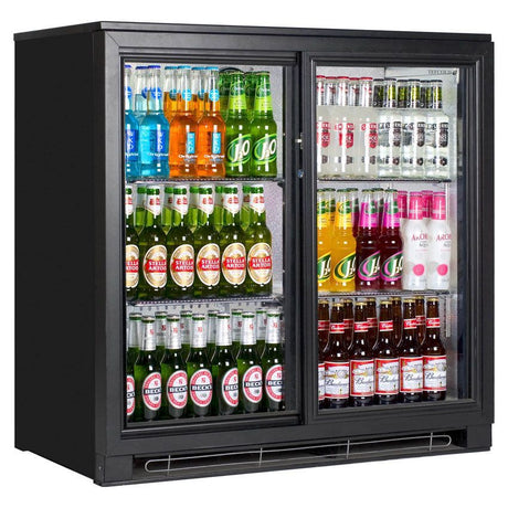 Tefcold Back Bar Bottle Cooler - BA20S Double Door Bottle Coolers Tefcold   