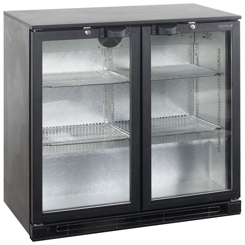 Tefcold Double Hinged Door Back Bar Bottle Cooler - BA25H Double Door Bottle Coolers Tefcold   