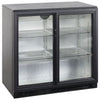 Tefcold Double Sliding Door Back Bar Bottle Cooler - BA25S Double Door Bottle Coolers Tefcold   
