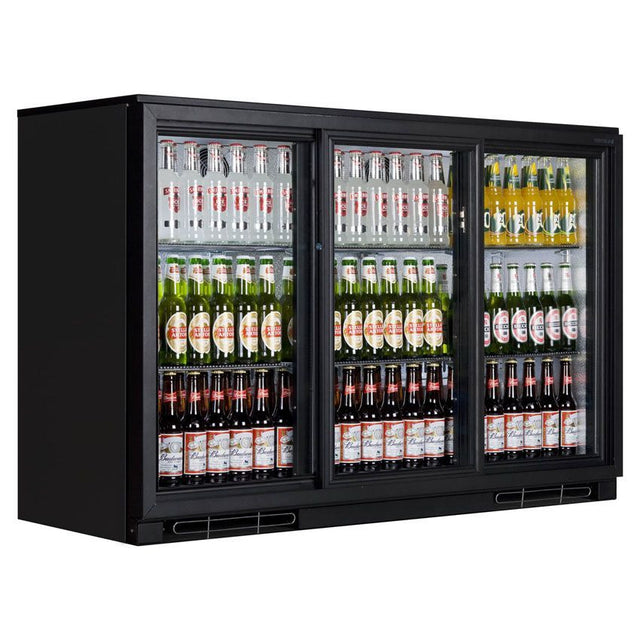 Tefcold Back Bar Bottle Cooler - BA30S Triple Door Bottle Coolers Tefcold   