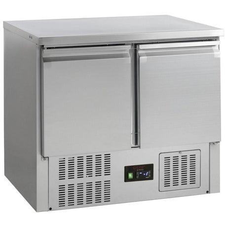 Tefcold G-Line Stainless Steel Two Door GN 1/1 Counter  Prep Fridge - GS91