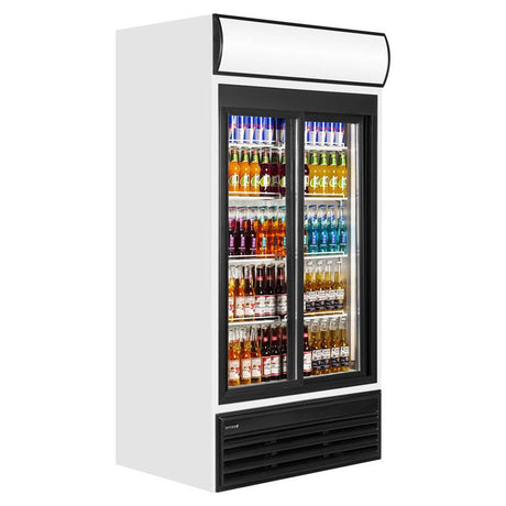 Tefcold Glass Door Merchandiser - FSC1000S Refrigerated Merchandisers Tefcold   