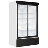 Tefcold Glass Door Merchandiser White, Sliding Door - FS1202S Refrigerated Merchandisers Tefcold   