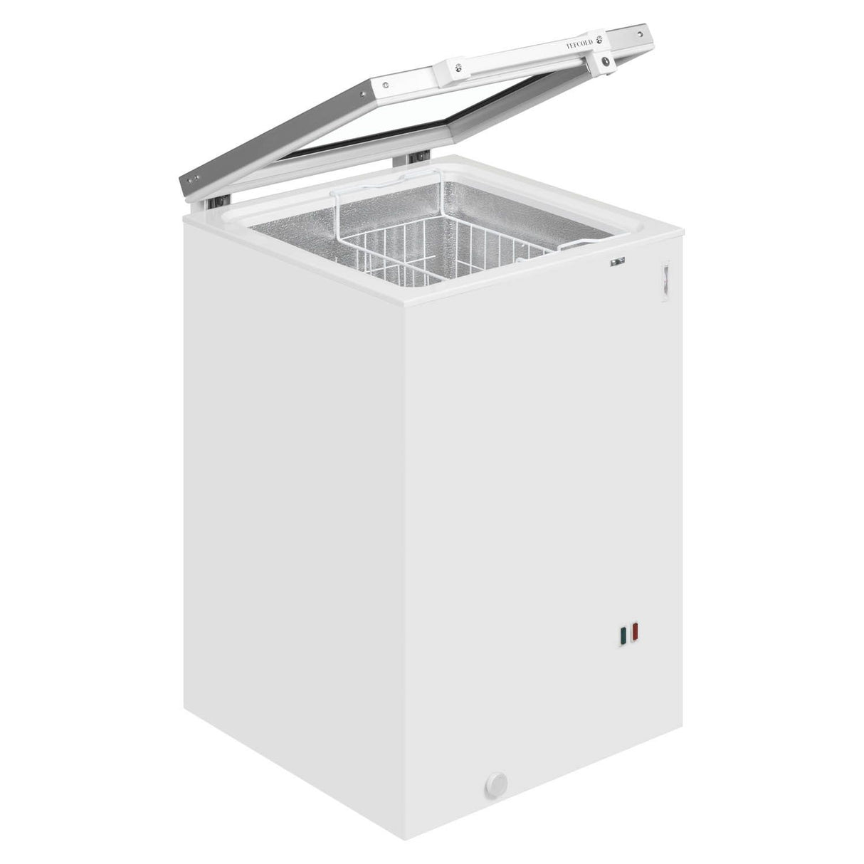 Tefcold Hinged Glass Lid Chest Freezer -- ST160 Display Chest Freezers Tefcold   