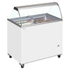 Tefcold Scoop Ice Cream Counter Display Freezer 7 x 5 Litre - IC300SC + CANOPY Ice Cream Display Freezers Tefcold   
