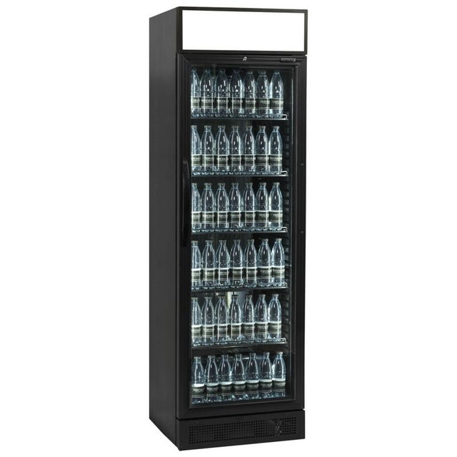 Tefcold Single Glass Bottle Cooler Fridge - CEV425CP Upright Single Door Bottle Coolers Tefcold   