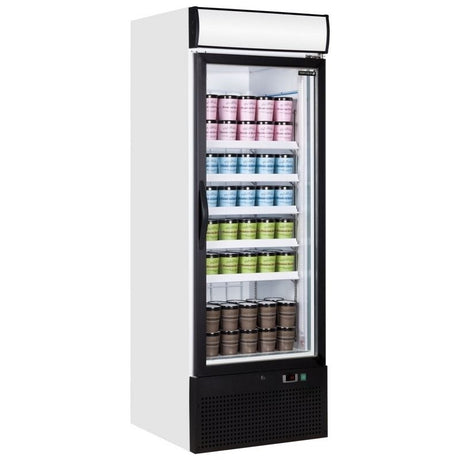 Tefcold Single Glass Door Upright Display Freezer - NF2500G Upright Glass Door Freezers Tefcold   