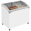 Tefcold Sliding Flat Glass Lid Chest Freezer - IC300SC Display Chest Freezers Tefcold   
