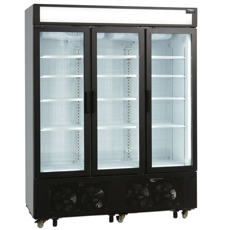 Tefcold Triple Glass Door Display Freezer - UFSC1600GCP Upright Glass Door Freezers Tefcold   