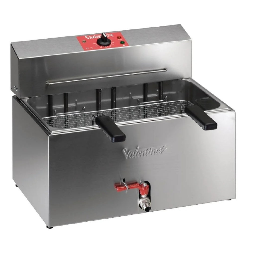 Valentine Countertop Electric Fryer 13Ltr Single Phase - TF13 Countertop Electric Fryers Valentine   
