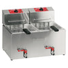 Valentine Twin Tank Countertop Electric Fryer 2x 7Ltr Turbo - TF77T Countertop Electric Fryers Valentine