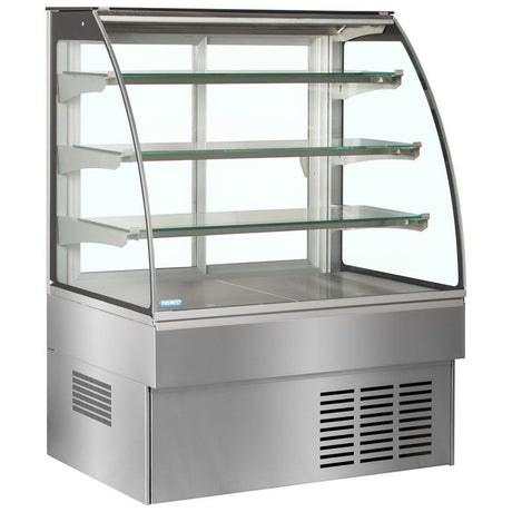 Trimco Patisserie Display Cabinet - ZURICH II 100 SS Standard Serve Over Counters Trimco   