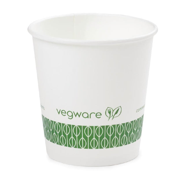 Vegware Compostable Espresso Cups Single Wall 114ml / 4oz (Pack of 1000) - GH028 Disposable Cups Vegware   
