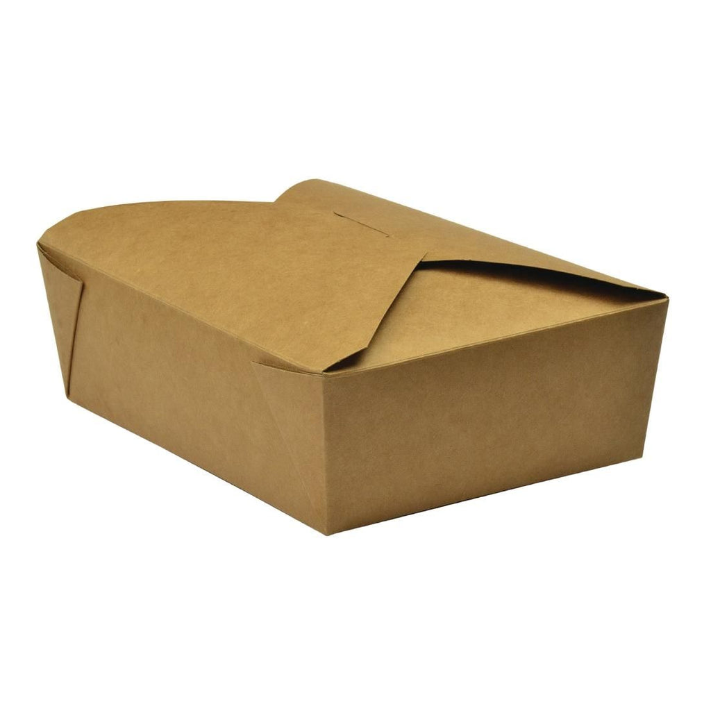 Vegware Compostable Paperboard Food Boxes No.5 1050ml / 37oz (Pack of 150) - GL859 Takeaway Food Containers Vegware   