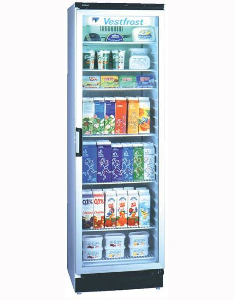 Vestfrost Glass Door Refrigerator - FKG371 Upright Single Glass Door Chillers Vestfrost   