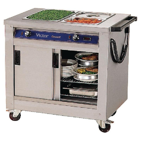 Victor Mobile Consort Hot Cupboard BM20MS - T719 Hot Cupboards Victor   