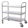 Vogue 3 Tier Clearing Trolley Small - F993 Service Trolleys Vogue   