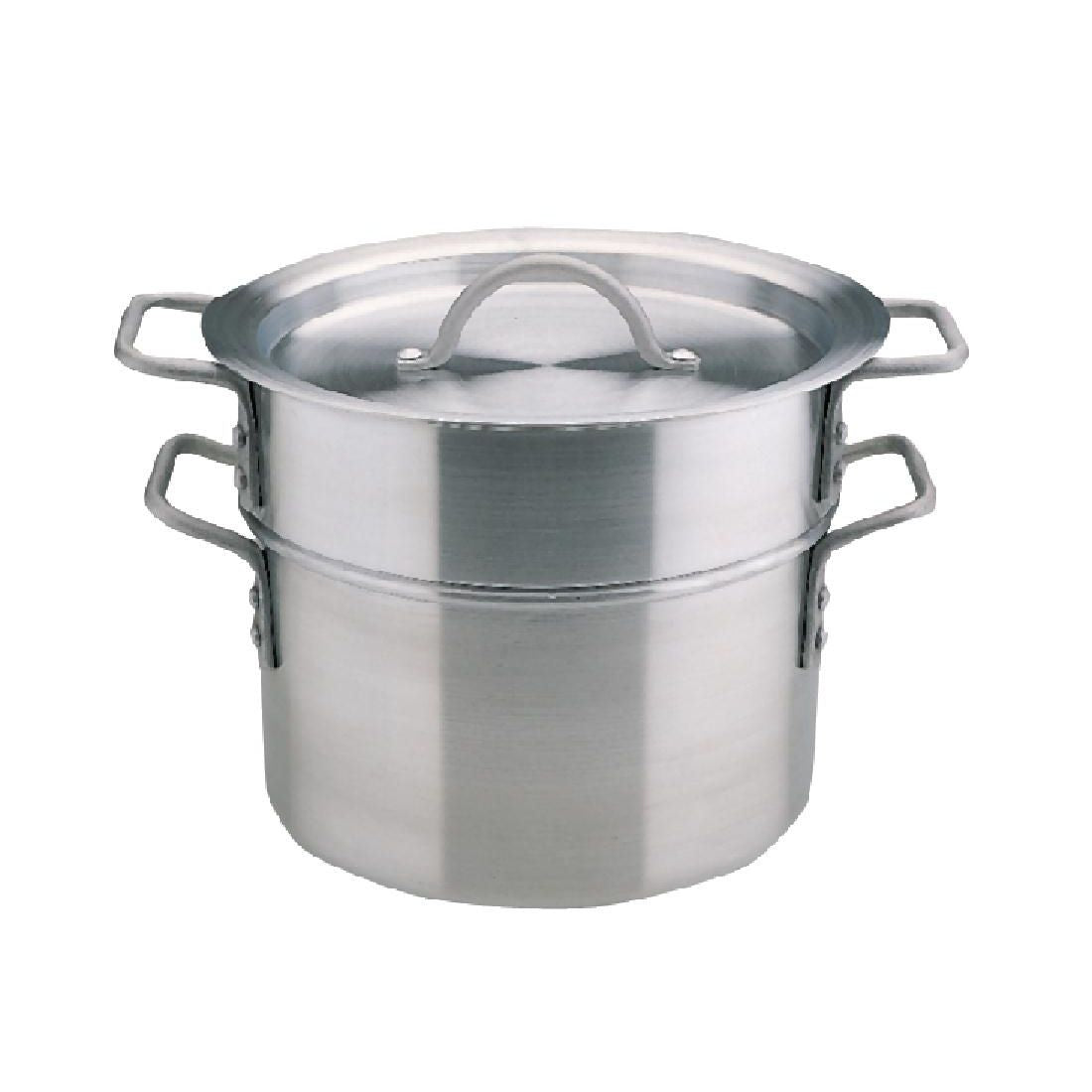 Vogue Aluminium Double Boiler 4Ltr - K643 Stock Pots Vogue   