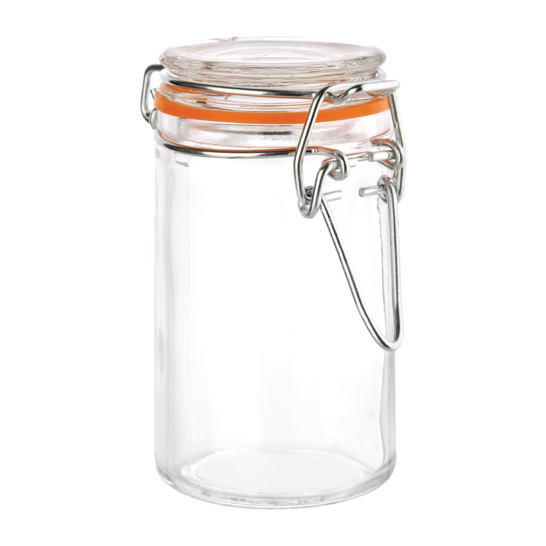 Vogue Mini Glass Terrine Jar 70ml (Pack of 12) - CG399 Containers & Jars Vogue   