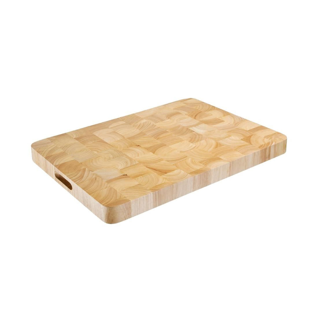 Vogue Rectangular Wooden Chopping Board Large - C460 Utensils & Gadgets Vogue   