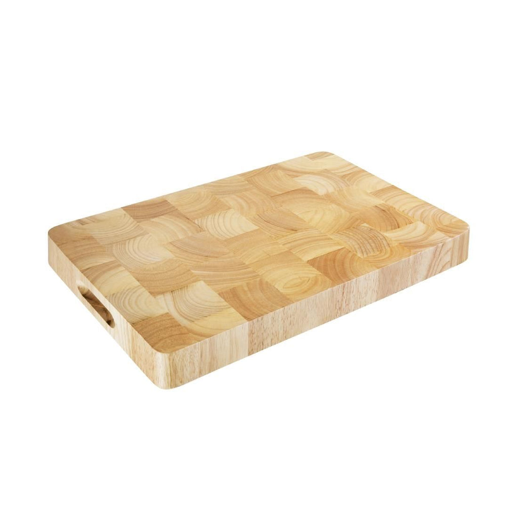Vogue Rectangular Wooden Chopping Board Medium - C459