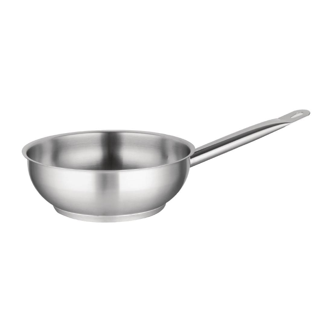 Vogue Stainless Steel Saute Pan 200mm - M947 Pans & Pots Vogue   