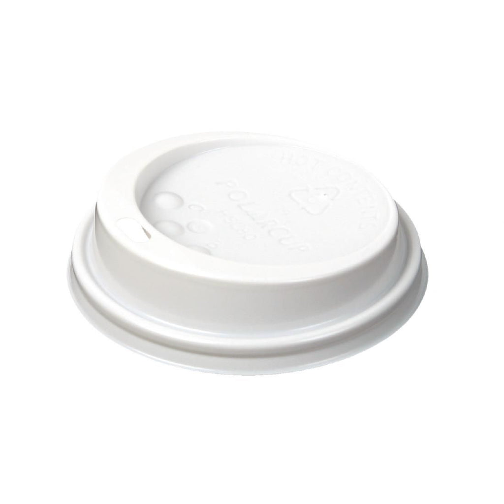 White Lid To Fit 225ml Huhtamaki Hot Cup (Pack of 1000) - CL868 Disposable Cups Huhtamaki   
