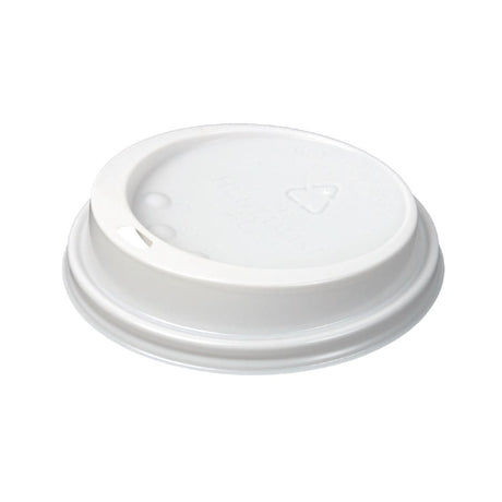 White Lid To Fit 340ml/455ml Huhtamaki Hot Cup (Pack of 1000) - CL869 Disposable Cups Huhtamaki   