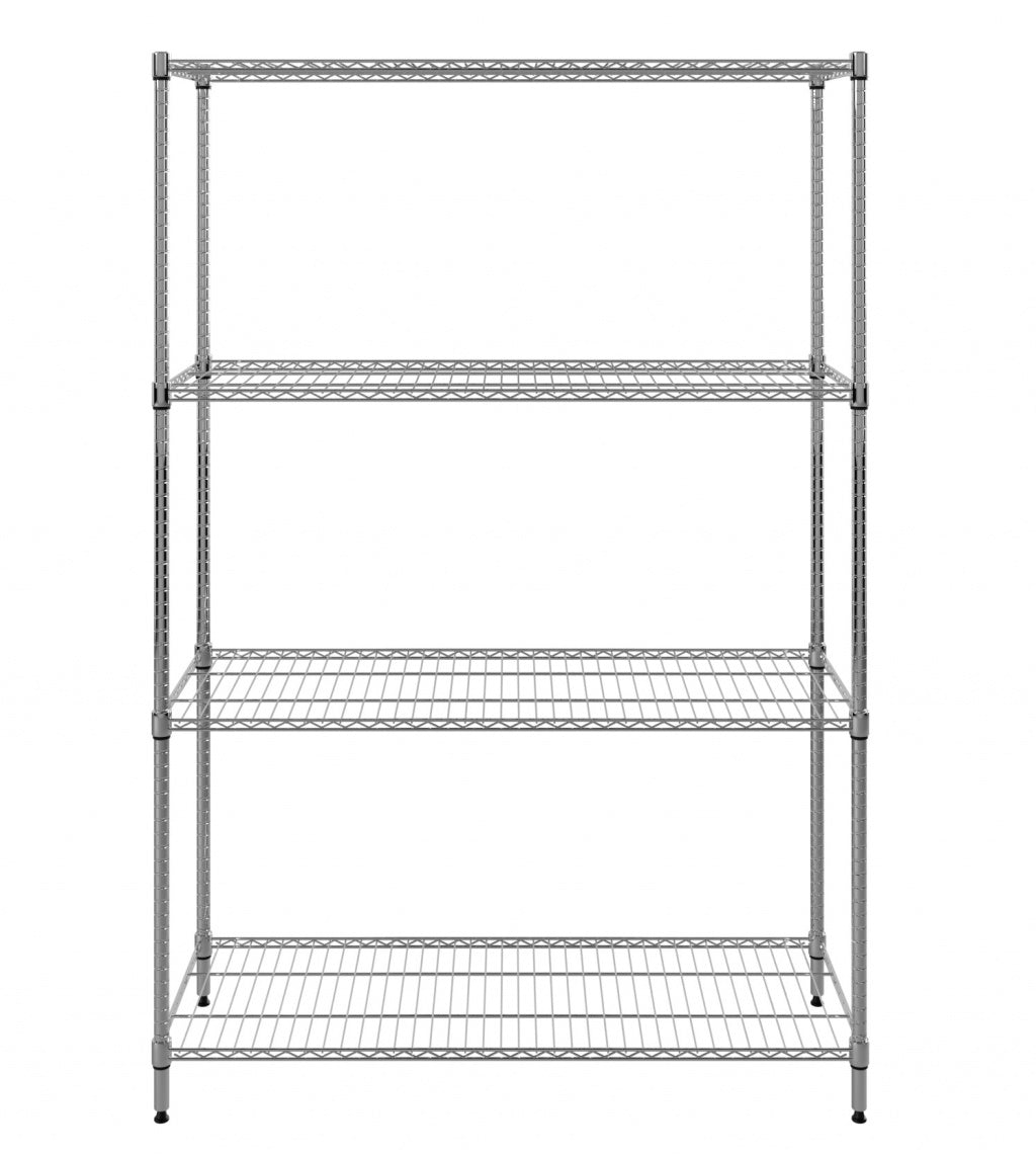 Empire 4 Tier Wire Racking Shelving Kit 1200mm Wide - RACK-1200 Chrome Wire Shelving and Racking Empire   