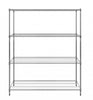 Empire 4-Tier Heavy-Duty Wire Shelving Unit | 1500mm Wide, 120kg Per Shelf Storage Rack – RACK-1500 Chrome Wire Shelving and Racking Empire